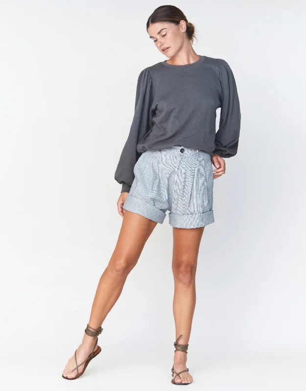 Women’s cover-up short sleeve -Tash Short in Bristol Cotton Hemp