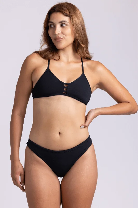 Women’s bikini bottoms slate modern -Andy Bikini Bottom - Black