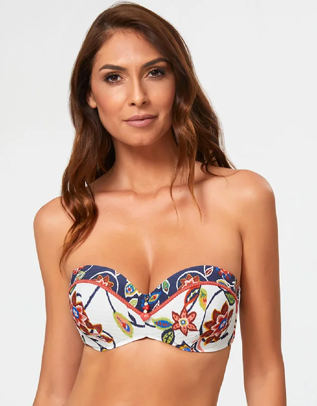 ladies bikini top dual wear -Dana Bandeau Bikini Top