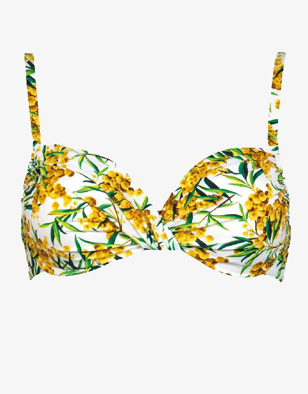 ladies bikini top clip closure -Mimosa Underwired Bikini Top