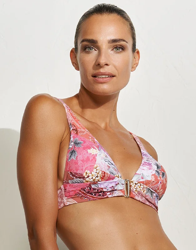 ladies bikini top slim pack -Euphoria Bikini Top - Rose Infusion