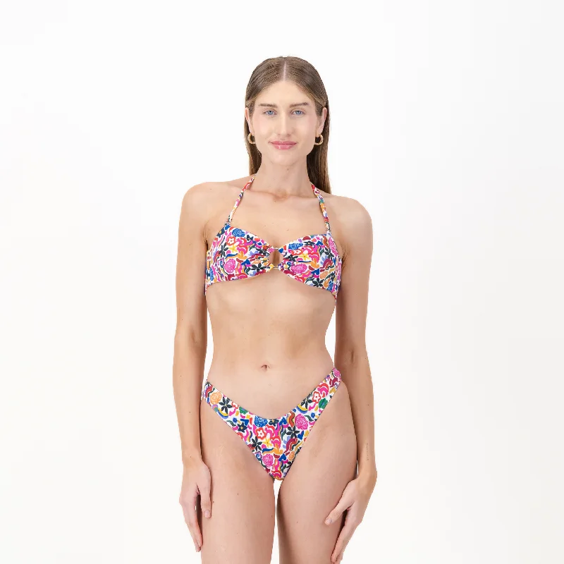 ladies bikini top trim crop -The Jodi Top | Flora