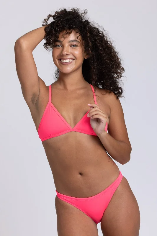 Women’s bikini bottoms sage calm -Europe Bikini Bottom - Hot Pink