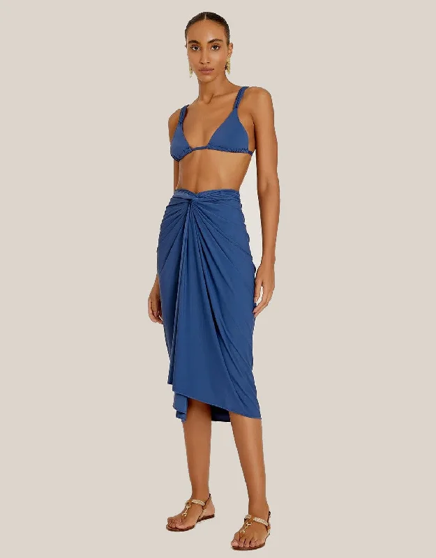 Women’s cover-up plus size fit -Sarong Jeri Blue