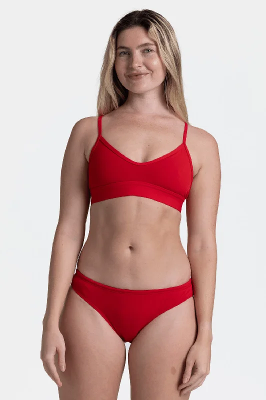 Women’s bikini bottoms sky light -Andy Bikini Bottom - Red