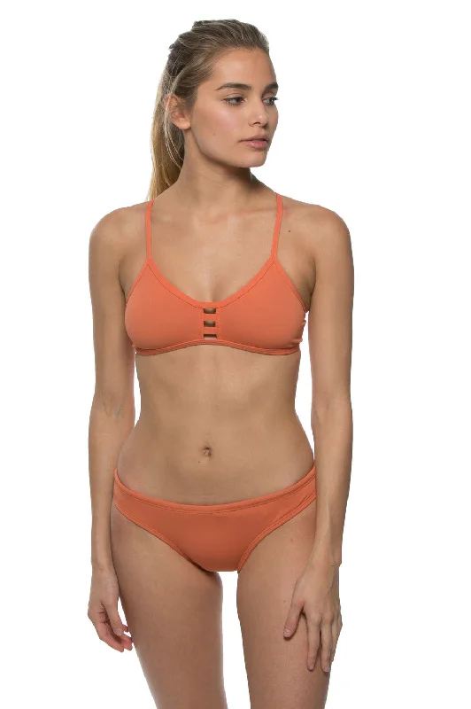 Women’s bikini bottoms holiday glow -Andy Bikini Bottom - Terracotta