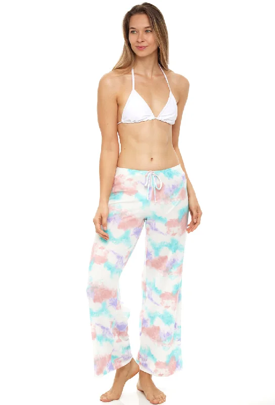 Women’s cover-up quick dry -PULL ON PANTS - TIE DYE