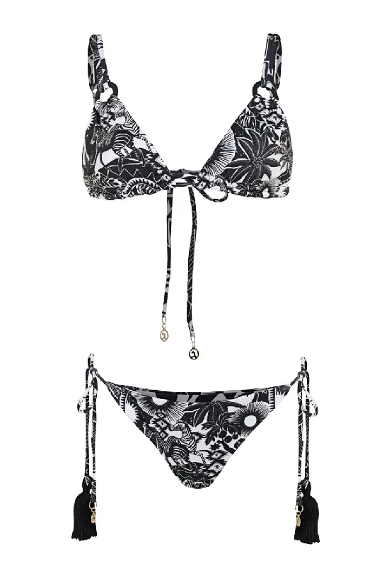 ladies bikini top nomadic style -Gia Bikini Top B&W