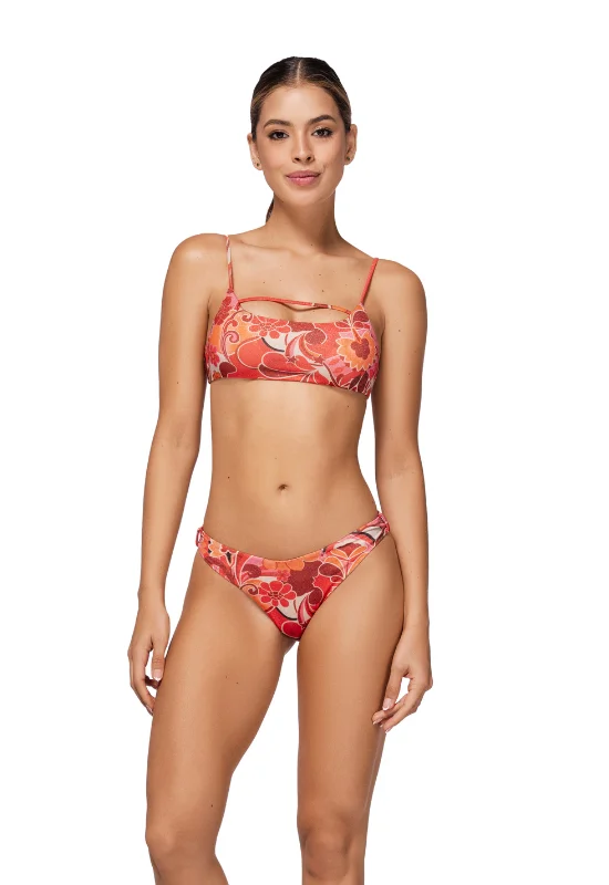 ladies bikini top elephant print -Remi Flow Bikini Top