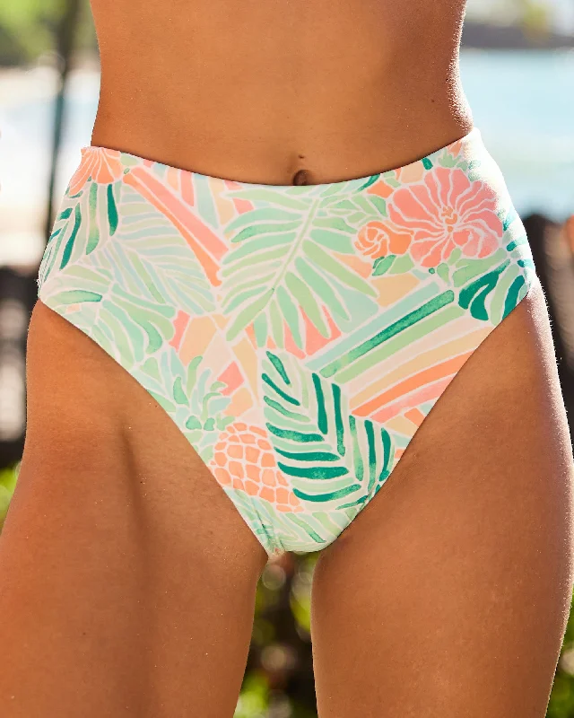 Women’s bikini bottoms boho charm -The Hawaii - High Waist Bikini Bottom