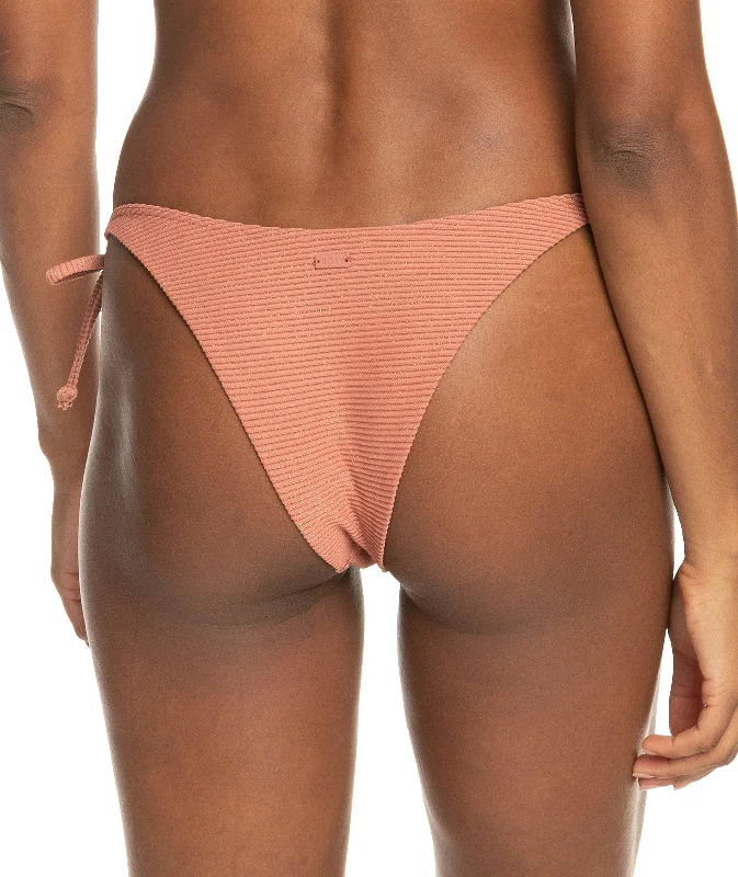 Women’s bikini bottoms abstract art -Roxy Coconut Crew TS HL Cheeky Bottom-Cedar Wood