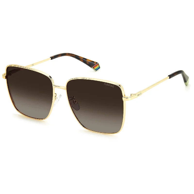 ladies sunglasses cool day -Polaroid PLD 6164/G/S 06J 59LA(PLD49) Unisex Gold Sunglasses