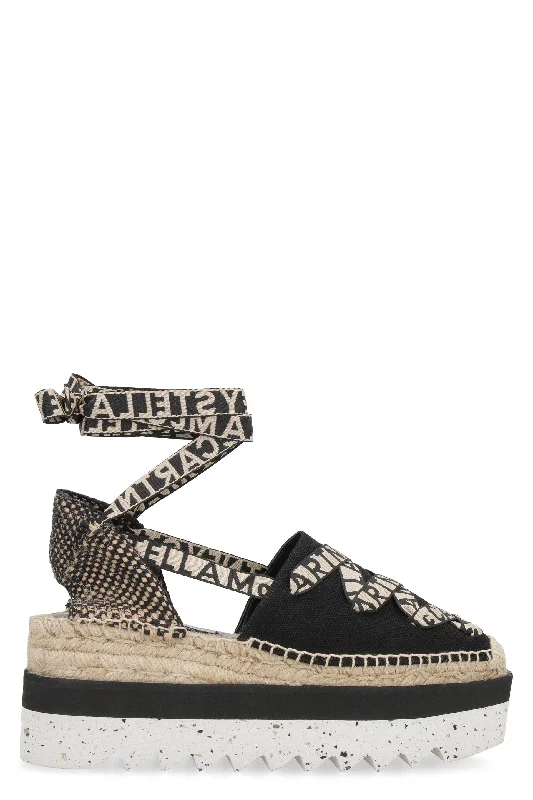 Women’s sandals evening glamour -STELLA MCCARTNEY Sustainable Platform Espadrilles for Women in Mixed Colours