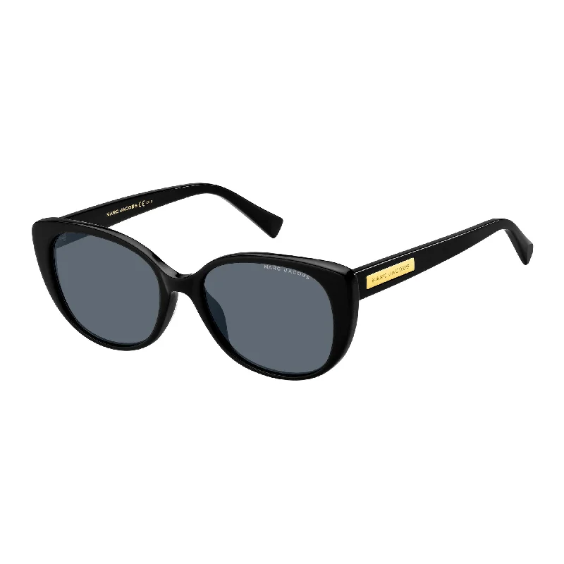 ladies sunglasses smoked overlay -Marc Jacobs MARC 421/S 807 54IR(MJ29) Women's Black Sunglasses