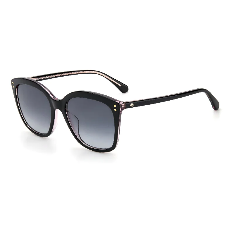 ladies sunglasses fold small -Kate Spade PELLA/G/S 807 559O(KS12) Women's Black