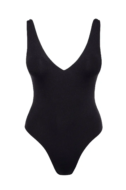 ladies one-piece swimsuit light layer -Santa Caterina One Piece - Black