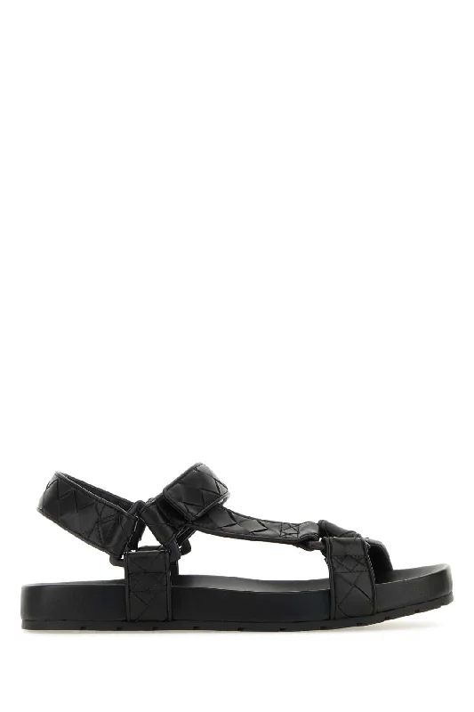 Women’s sandals vibrant energy -BOTTEGA VENETA Leather Trip Sandals for Men