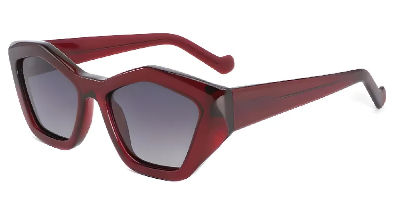 S39 Dark Red - Black lens