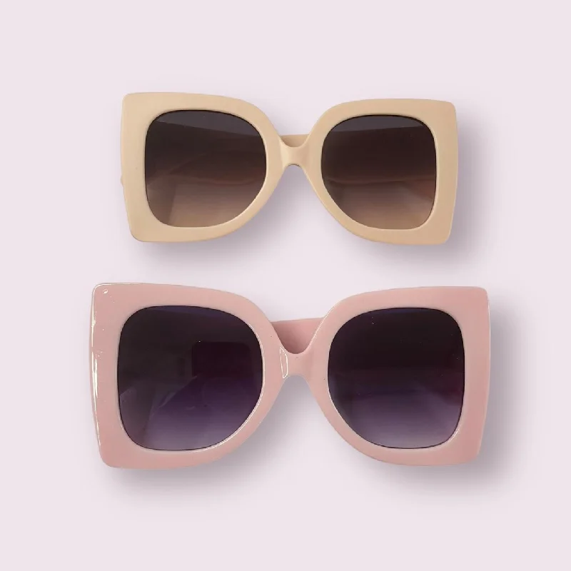 ladies sunglasses glow tones -Butterfly Shape Sunglasses