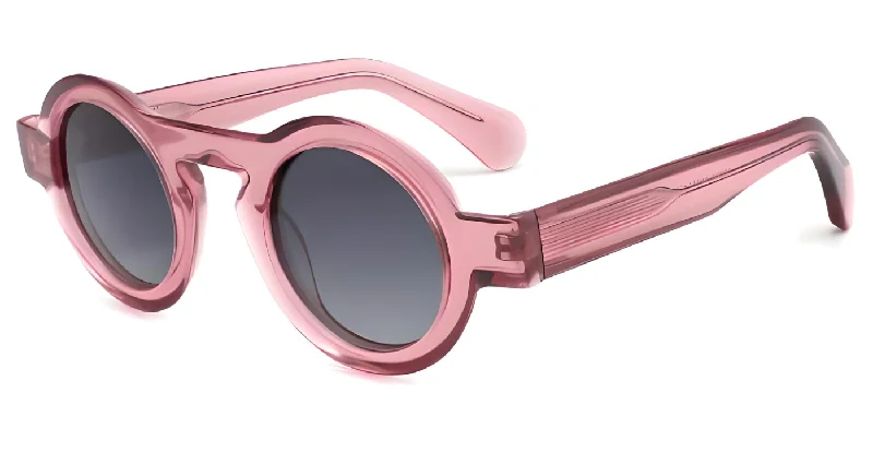 S34 Transparent Pink - Black lens