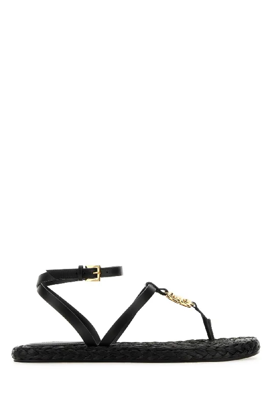 Women’s sandals monogrammed chic -GIVENCHY Liquid Leather Sandals