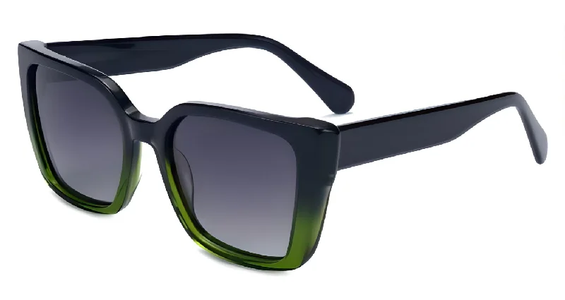 M5 Green - Gradient Black lens