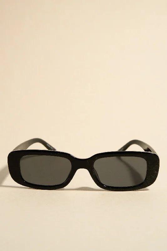 ladies sunglasses heat shield -Lima Black Sunglasses