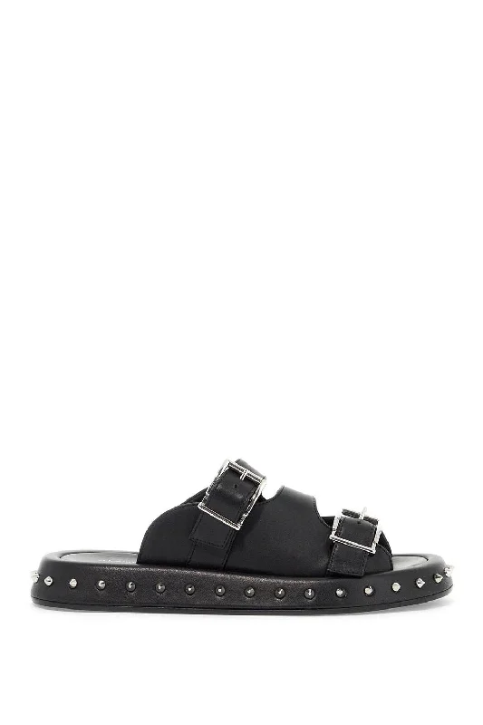 Women’s sandals wide width ease -ALEXANDER MCQUEEN Punk Slide Sandals