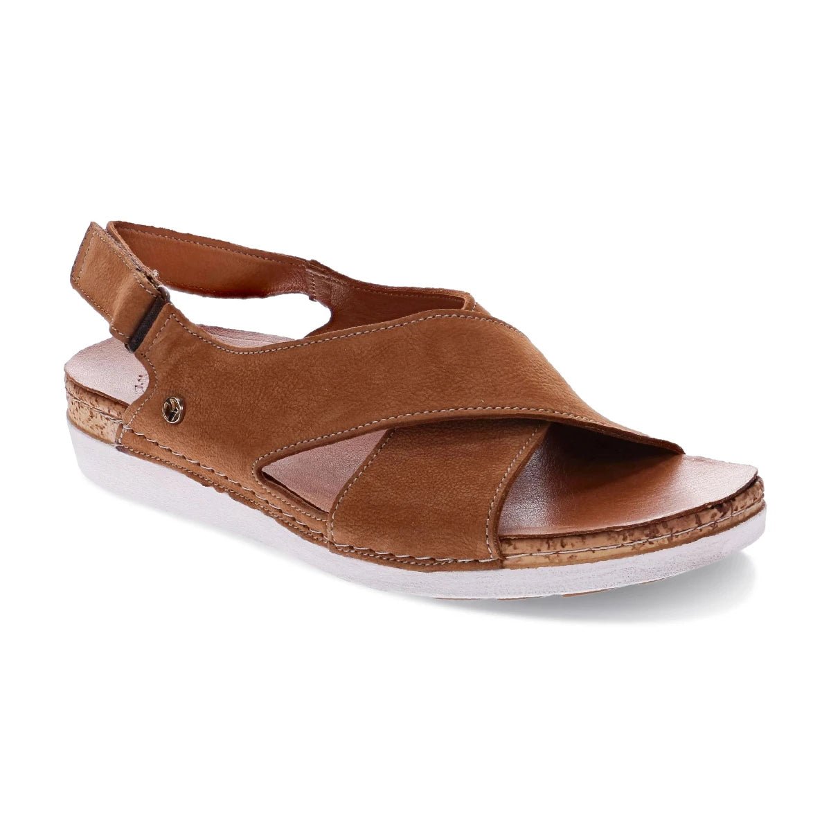 Women’s sandals minimalist glow -Revere Cottesloe Women's Back Strap Sandals In Caramel