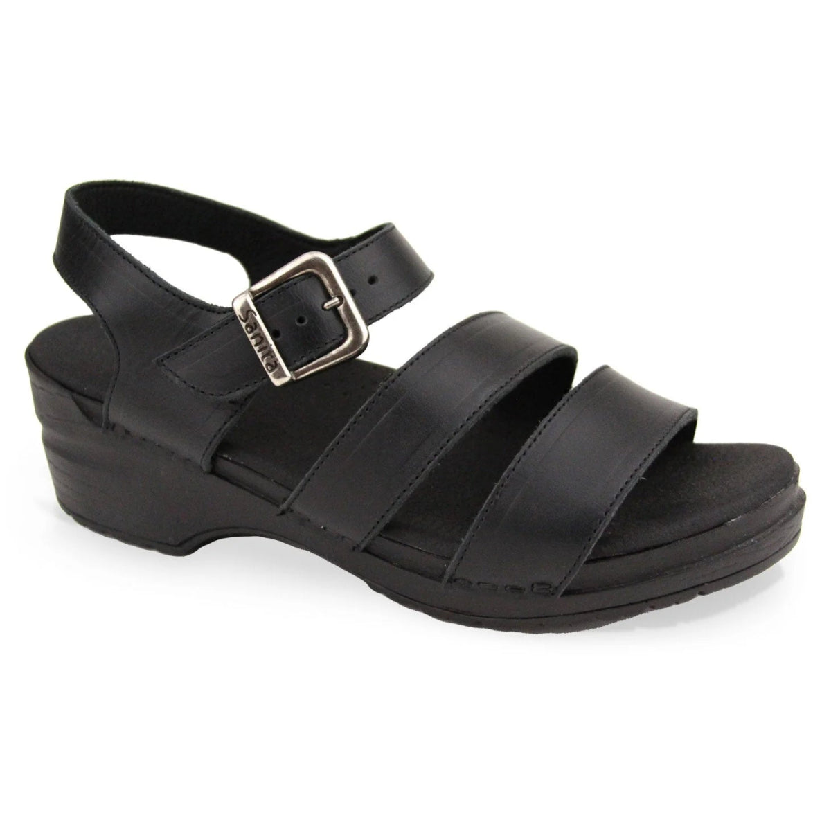 Women’s sandals clearance find -Sanita Sesso Womens Strappy Sandals In Black