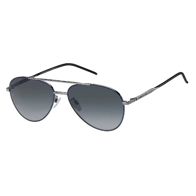 ladies sunglasses mist grey -Tommy Hilfiger TH 1788/F/S V84 609O(TH42) Unisex Rt Blue Sunglasses