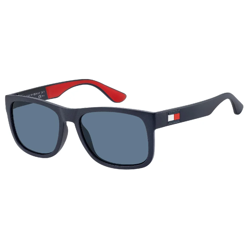 ladies sunglasses small gift -Tommy Hilfiger TH 1556/S 8RU 53KU (TH23) Unisex Blue Red Sunglasses