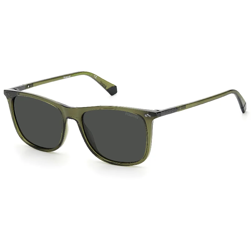 ladies sunglasses high arms -Polaroid PLD 2109/S 4C3 55M9(PLD76) Ladies Green Sunglass