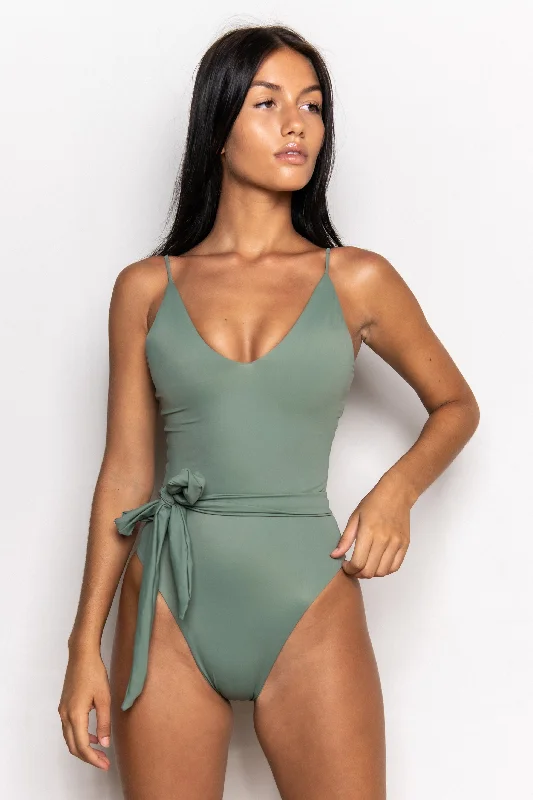 ladies one-piece swimsuit firm cups -NAOMI ONEPIECE // SAGE ECOLUXE