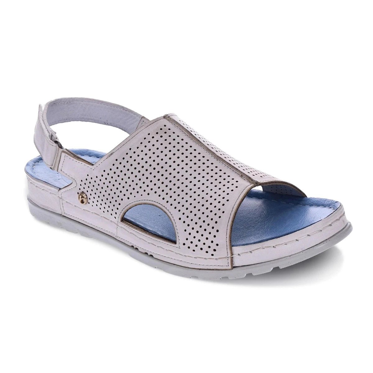 Women’s sandals walking comfort -Revere Tivoli Women's Back Strap Sandals In White