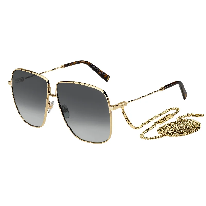 ladies sunglasses mid tint -Givenchy GV 7183/S J5G 639O(GV18) Women's Gold Sunglasses