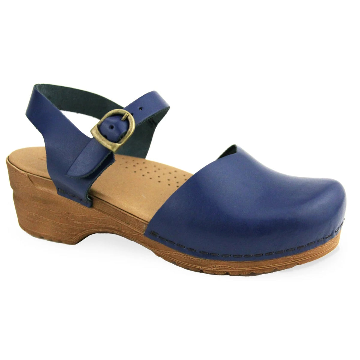 Women’s sandals buckle clasp -Sanita Sansi Womens Sandals In Navy