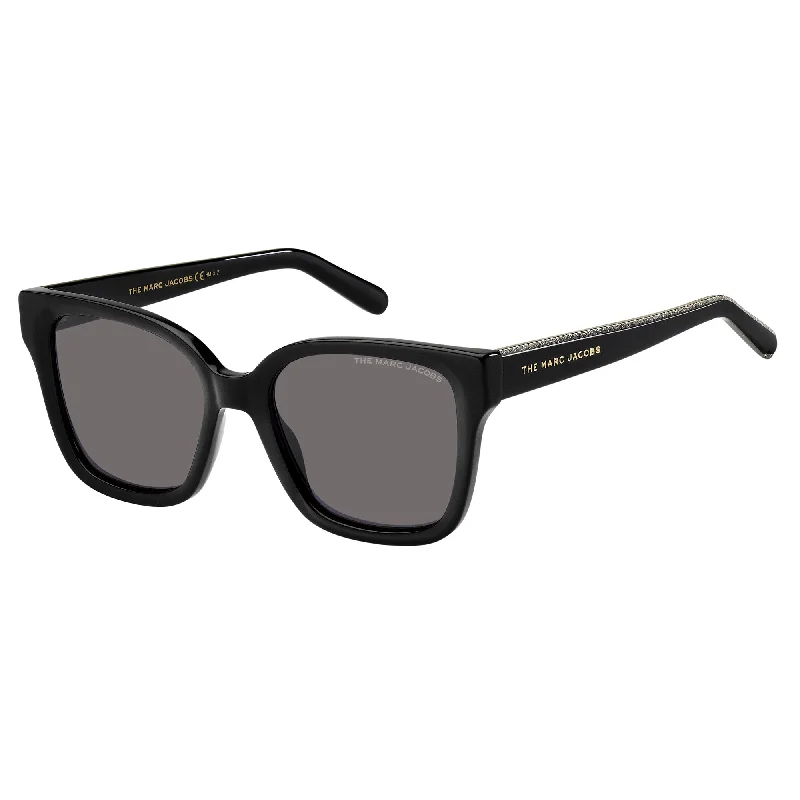 ladies sunglasses active chic -Marc Jacobs MARC 458/S 08A 53M9(MJ37) Women's Black/Grey Sunglasses