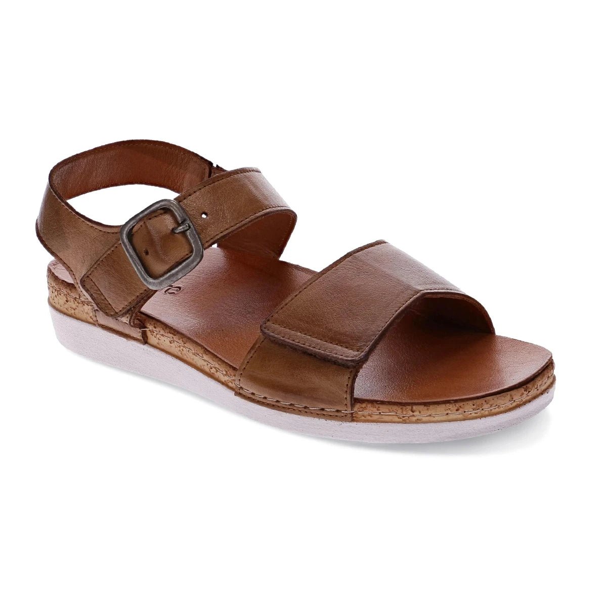 Women’s sandals coastal calm -Revere Georgia Women's 3 Strap Adjustable Sandals In Caramel