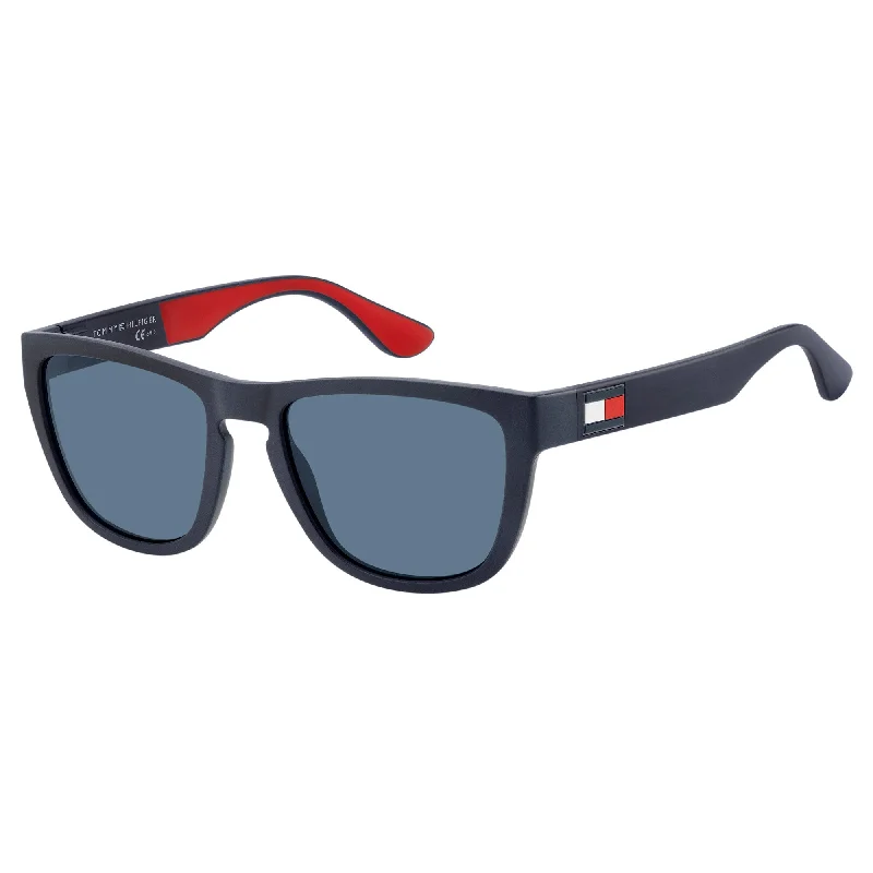 ladies sunglasses bloom tint -Tommy Hilfiger TH 1557/S 8RU 54KU(TH21) Unisex Blue Red Sunglasses