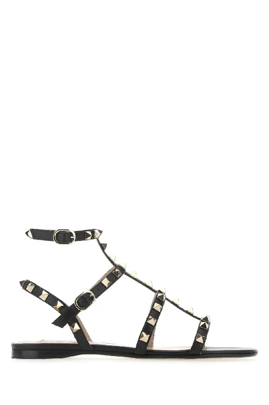 Women’s sandals sunrise burst -VALENTINO GARAVANI Leather Rockstud Sandals for Women