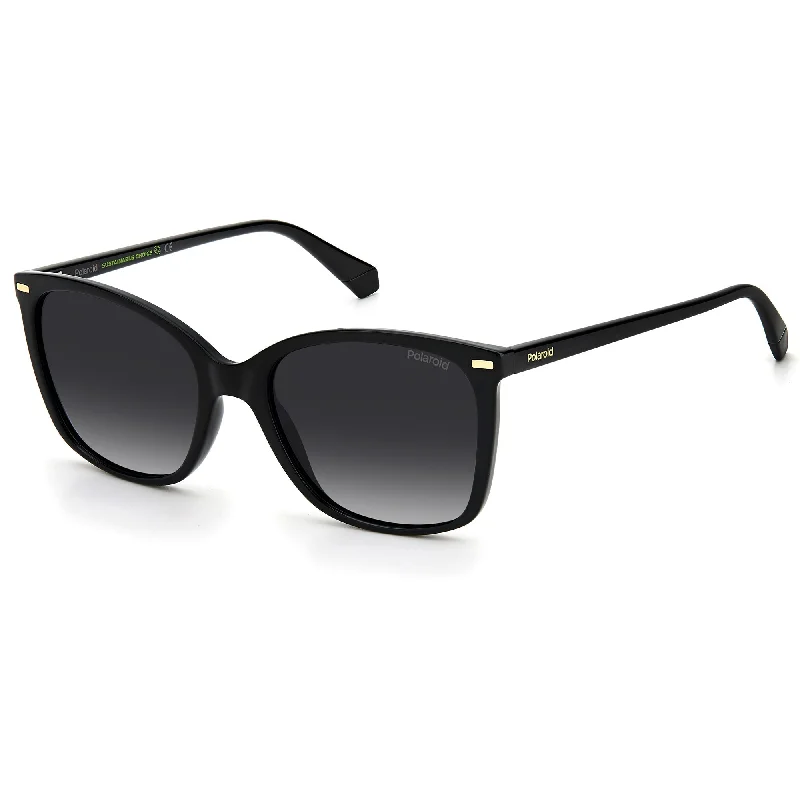 ladies sunglasses duo pack -Polaroid PLD 4108/S 807 55WJ(PLD14) Women's Black Sunglasses