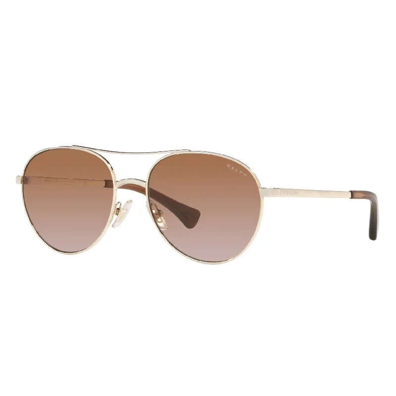 ladies sunglasses split tone -Ralph 0RA4135 911613 55 (RL4) Women's Shiny Pale Gold Sunglasses