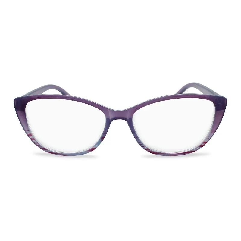 ladies sunglasses faint hues -Stylish Cat Eye Reading Glasses for Women | R-734