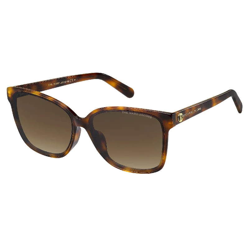 ladies sunglasses smoked overlay -Marc Jacobs MARC 556/F/S 05L 62HA(MJ45) Women's Havana Sunglasses