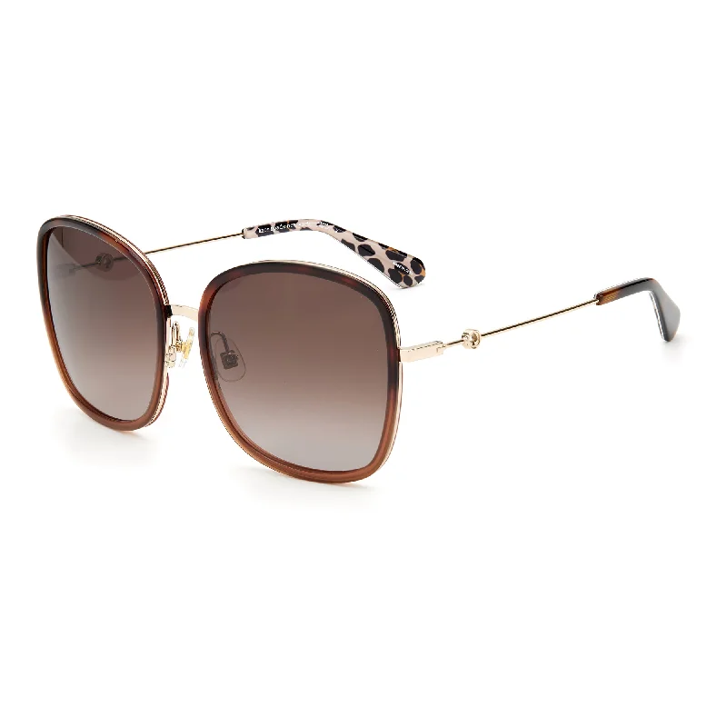 ladies sunglasses tight hold -Kate Spade PAOLA/G/S 086 59HA(KS4) Women's Dk Havana