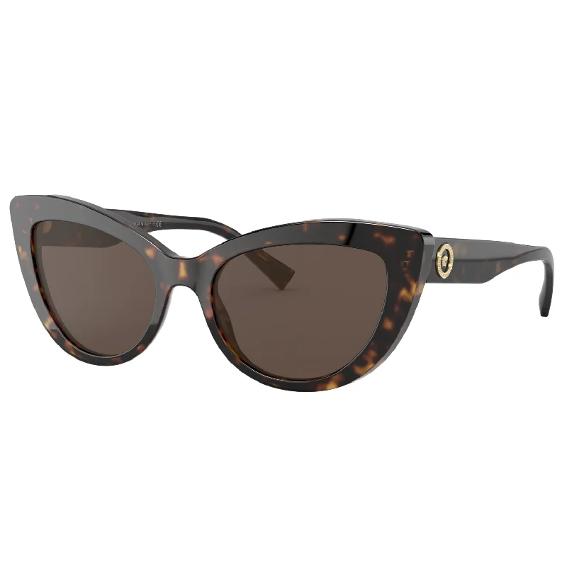 ladies sunglasses carved profile -Versace 0VE4398 108/73 55 (VER22) Ladies  Havana Sunglasses