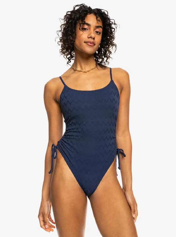 ladies one-piece swimsuit upscale label -Current Coolness One-Piece Swimsuit - Naval Academy