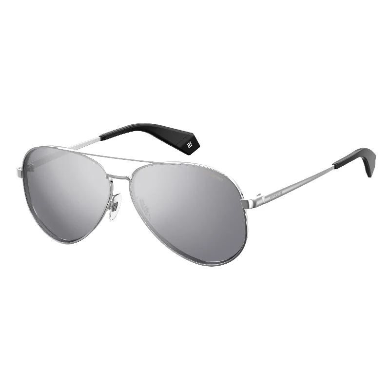 ladies sunglasses faint hues -Polaroid PLD 6069/S/X YB7 61EX(PLD51) Unisex Silver Sunglasses