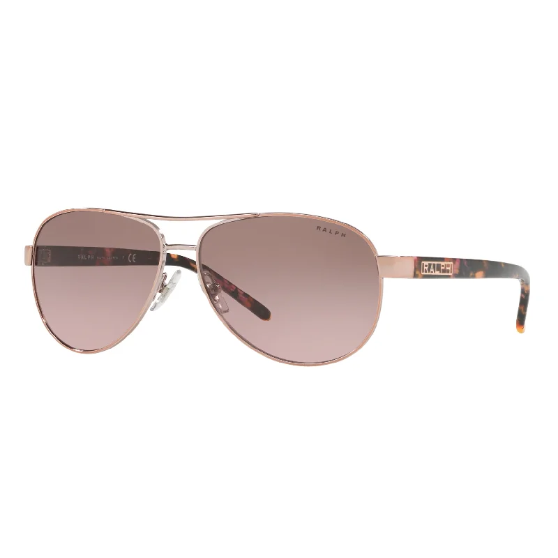 ladies sunglasses glide on -Ralph 0RA4004 915814 59 (RL2) Women's Rose Gold Sunglasses